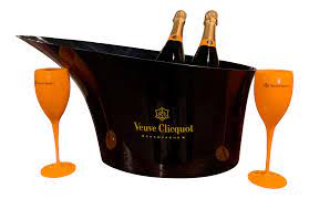 Maybe you would like to learn more about one of these? French Acrylic Veuve Clicquot Double Magnum Champagne Cooler With Glasses Set Of 3 Chairish