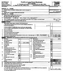 Tax Return Tax Return Schedule C