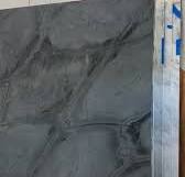 Atlantic blue quartzite., This stunning slab would make the perfect statement piece in any space. , Boston Counters | 781-281-1622 | bostoncounters.com, #bostoncounters #countertops #interiordesign ...