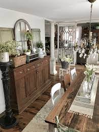 Dining Room Buffet Farmhouse Table Repurposed From Library Table House On Winchester Dining Room Decor Farmhouse Dining Room Farmhouse Dining