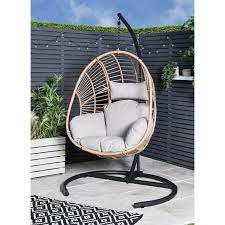 Treated pine fanback porch swing. Selene Hanging Chair