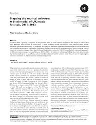 Get a better understanding of music music licensing has become one of the smartest ways for independent musicians to earn money. Pdf Mapping The Musical Universe A Blockmodel Of Uk Music Festivals 2011 2013
