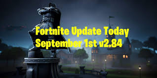 Here's the new stuff included in today's patch (via. New Fortnite Update Today Patch Notes V2 84 September 1st Fortnite Insider