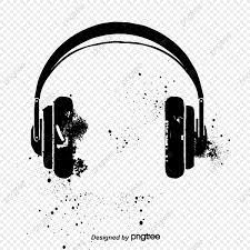 Vector Black Headphones Black Headphones Ink Ink Marks Png Transparent Clipart Image And Psd File For Free Download Black Headphones Black Friday Poster Music Tattoo Designs