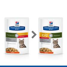 Basically one cat is overweight, but the food okay for both cats to be. Hill S C D Urinary Stress Metabolic Wet Cat Food 12x85g Pouches