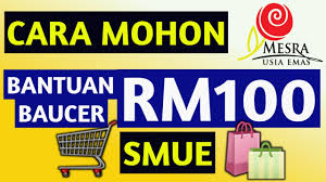 For more information and source, see on this link : Cara Mohon Bantuan Rm100 Baucer Smue Skim Mesra Usia Emas Youtube