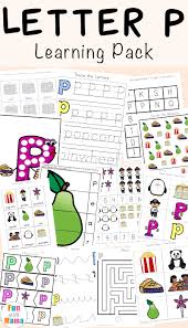 Focusing on creative learning activities for kids! Letter P Worksheets Printables Fun With Mama
