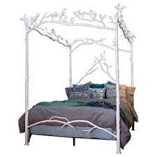 Atwater living krissy twin metal canopy bed frame in black. Forest Canopy Bed White Contemporary Canopy Beds By Artesanos Design Collection Houzz