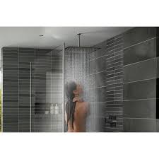 This ceiling rain shower head from american standard has everything you could want and more. Ceiling Mounted Shower Head Tetra 450 Ish1107 Delta Square Rain