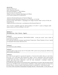 30, 32, 35, 40, 42, 43, 44 e 45 approvata dal consiglio di amministrazione del 23 novembre 2015, verbale redatto dal notaio Https Www Db Com Italia It Docs Statuto Sociale Db Spa Vigente Pdf