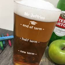 Our custom printed beer glasses make great party favors. Personalised Pint Glass Teachers Measures Gift Store Ltd