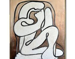 Still Life Vintage Original Oil Painting Flowers deep Dahlias by Marjorie  Lance