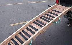 A dog ramp for bed specially made for our little dachshund so he can jump to a small bench that we have next to our bed and then onto the bed itself. Diy Dog Ramp Plans Make Build Dog Stuff