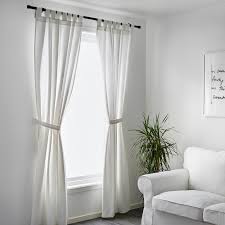 Moderne gardinen esszimmer lassen sie sich bei haus ideen inspirieren. Lenda 2 Gardinen Raffhalter Weiss 140x300 Cm Ikea Schweiz