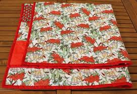 May Gibbs Gumnut Babies Cot Quilt Red And Green Square Etsy Cot Quilt Quilts Baby Cot
