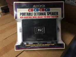 RARE VTG Audiovox Portable External Speaker CBS-5 | eBay