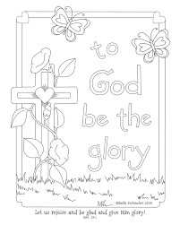 Celebrate christ the king sunday! Glory Of The Lord Coloring Page Karla S Korner