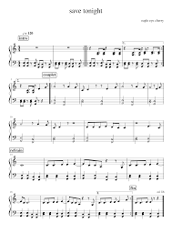 The singles save tonight and falling in love again were a major part of the album's success.the title track, desireless is a cover of a song by cherry's father don cherry from his album relativity suite Save Tonight Sheet Music For Piano Solo Download And Print In Pdf Or Midi Free Sheet Music For Eagle Eye Cherry By Save Tonight Musescore Com