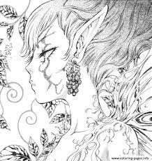 So here are the ten best fairy coloring pictures that your little one would love coloring. Difficult Fairies For Adult Coloring Pages Printable