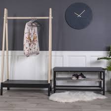 Eine flurbank ist stillvoll und lässt sich elegant in räume integrieren. Paige Sitzbank Mit Kissen 2 Regale Grau Bank Flur Diele Holzbank Holz Wohnzimmer Kaufen Bei Dtg Dynamic Trade Gmbh