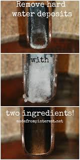 Bio Clean Hard Water Stain Remover Ingredients This Is A Great Way To Remove Hard Water Deposits Naturally With No Chemicals And Only Two Househol Diy Cleaning Hacks Cleaning Hacks Natural Cleaning Products