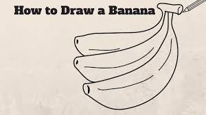 How To Draw A Banana Easy Step By Step For Kids Easy Step Drawings Kids Story Books