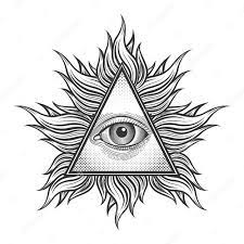 Some say symbol is basically the illuminati's way of saying, i spy with my eagle eye on everything you do. what does the $1 bill have to do with this? Free Vector All Seeing Eye Pyramid Symbol In The Engraving Tattoo Style Freemason And Spiritual Illuminati And Religion Triangle Magic