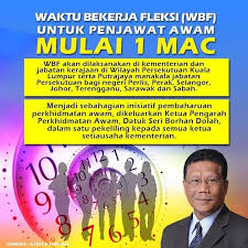Info Waktu Bekerja Flexi Wbf Penjawat Jabatan Penerangan Negeri Sabah Facebook
