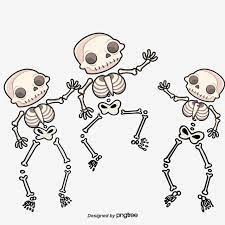 Vector Painted Three Skeletons Dancing Skeleton Vector Hand Painted Skull Png Transparent Clipart Image And Psd File For Free Download Dance Vector Paint Vector Skeleton Art