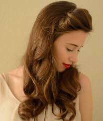 Vintage Half Up Half Down Hair You Must Try Pretty Designs Chic Hairstyles Hair Styles Vintage Wedding Hair