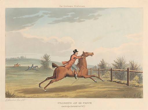 Fox-hunting. Set of six: The Cockney's Misfortune." … free public domain image | Look and Learn