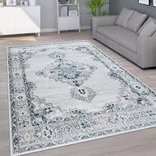 Kurzflor teppich orient muster blau. Teppich Wohnzimmer Kurzflor Vintage Orient Muster Mit Ornamenten Beige Blau Grau Kaufen Bei Diva Teppich Center