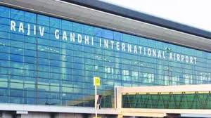 You can see the arrival and departure board of rajiv gandhi international airport in hyderabad , weather information, and car rental at the airport. Hyderabad International Airport Now Has Contact Less Elevators
