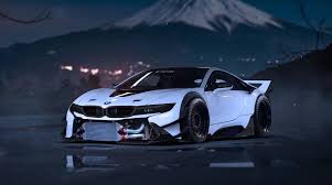White Bmw I8 Coupe Bmw I8 Tuning Sport Car Front View 1080p Wallpaper Hdwallpaper Desktop Super Cars Bmw Wallpapers Bmw I8