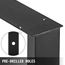 Explore the best info now. Amazon Com Vevor Set Of 2 Steel Table Legs 28 Height 24 Wide Dining Table Legs Heavy Duty 3 1 Width Box Section Square Table Legs 28x24x3 1 Inch Black Color Industrial Country Style Metal Dining Legs Everything