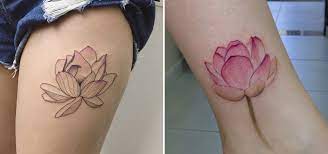 Looks like watercolor art on body. 50 Incredible Lotus Flower Tattoo Designs Tattooblend
