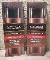John Frieda Visibly Deeper Brilliant Brunette In Shower Treatment Review -  Youtube
