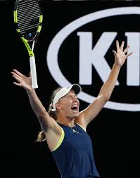 Each was a teenage prodigy who eventually made it. Caroline Wozniacki Beats Simona Halep To Win Her First Grand Slam In Epic Australian Open Final Mirror Online