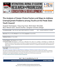 Management vacancy jobs now available. Pdf The Analysis Of Career Choice Factors And Ways To Address Unemployment Problems Among Youths At The Perak State Youth Council
