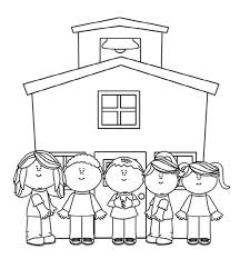 Dibujos De En La Escuela Para Colorear Para Colorear Pintar E Imprimir Dibujos Online Com