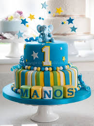 Birthday Cake Design Ideas For Boys Childrens Birthday Cakes Colourful Boys Birthday Party Cake In Blue With Elephant Birthday Cake Kids Baby Birthday Cakes Birthday Cake Kids Boys