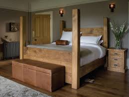 A Rustic 4 Post Bed Love It Homemade Bed Frame King Size Bed Frame Homemade Beds