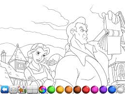 Schone Und Das Biest Belle Malbuch Ipad Malvorlagen Bereich Kunst Png Pngegg