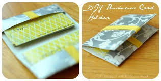 Once the slit is cut, stain the woodblock with your favorite stain. 14 Diy Business Card Holder Ideas