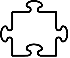 Autism Puzzle Piece Black And White White Puzzle Piece Clip Art Vector Clip Art Online Royalty Free Imagen Puzzle Piece Crafts Puzzle Art Autism Puzzle Piece