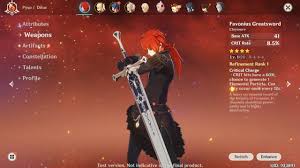 Diluc Pyro Genshin Impact Cbt2 Youtube