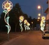 Christmas Decoration Large 3D Neon LED Stree Poles Holiday ...