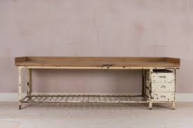 Dutch Bakers Table Fantastic Scrubbed Beech Wood Top Above A Robust Iron Base 1stdibs Com Bakers Table Table Cool Furniture