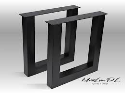Sturdy Table Legs Metal Legs Dining Table Legs Desk Legs Furniture Legs Steel Legs Industrial Table Set Of 2 Crudo 100 100 Metal Table Legs Metal Leg Dining Table Steel Table Legs
