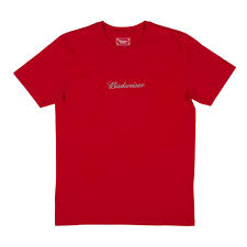 New Been Trill Embroidered Budweiser Script Red T Shirt Tee Men S Medium Beentrill Graphictee Mens Tees Tee Shirts Shirts